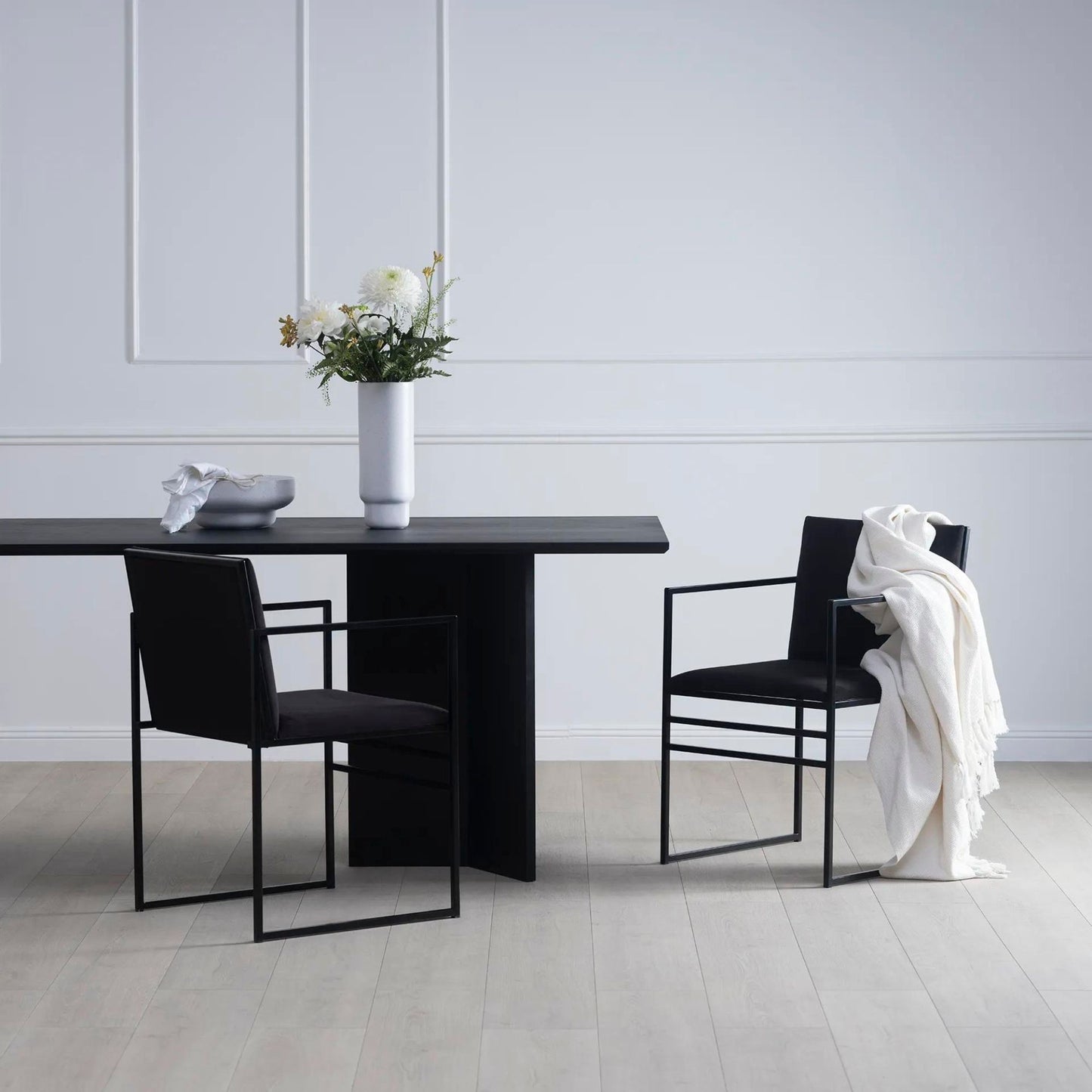 SET 2 Silla terciopelo marsella soporte