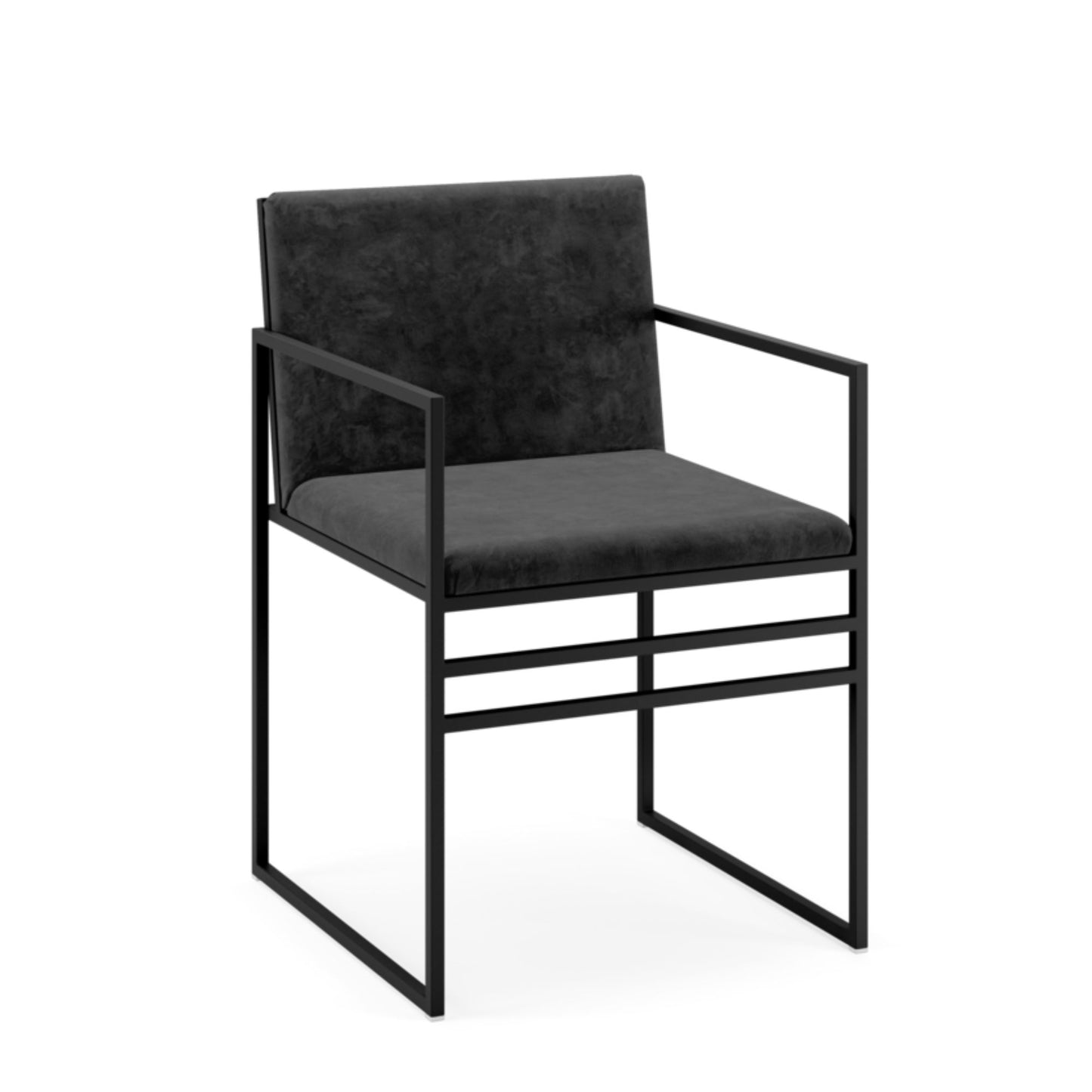 Silla terciopelo marsella soporte