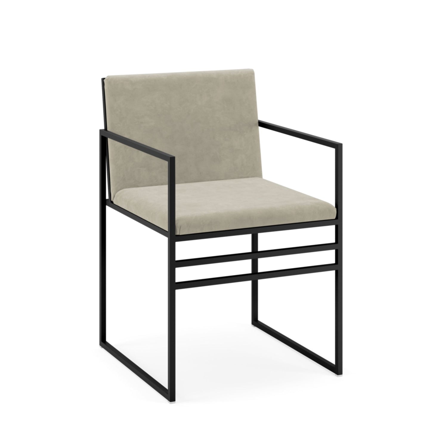 Silla terciopelo marsella soporte