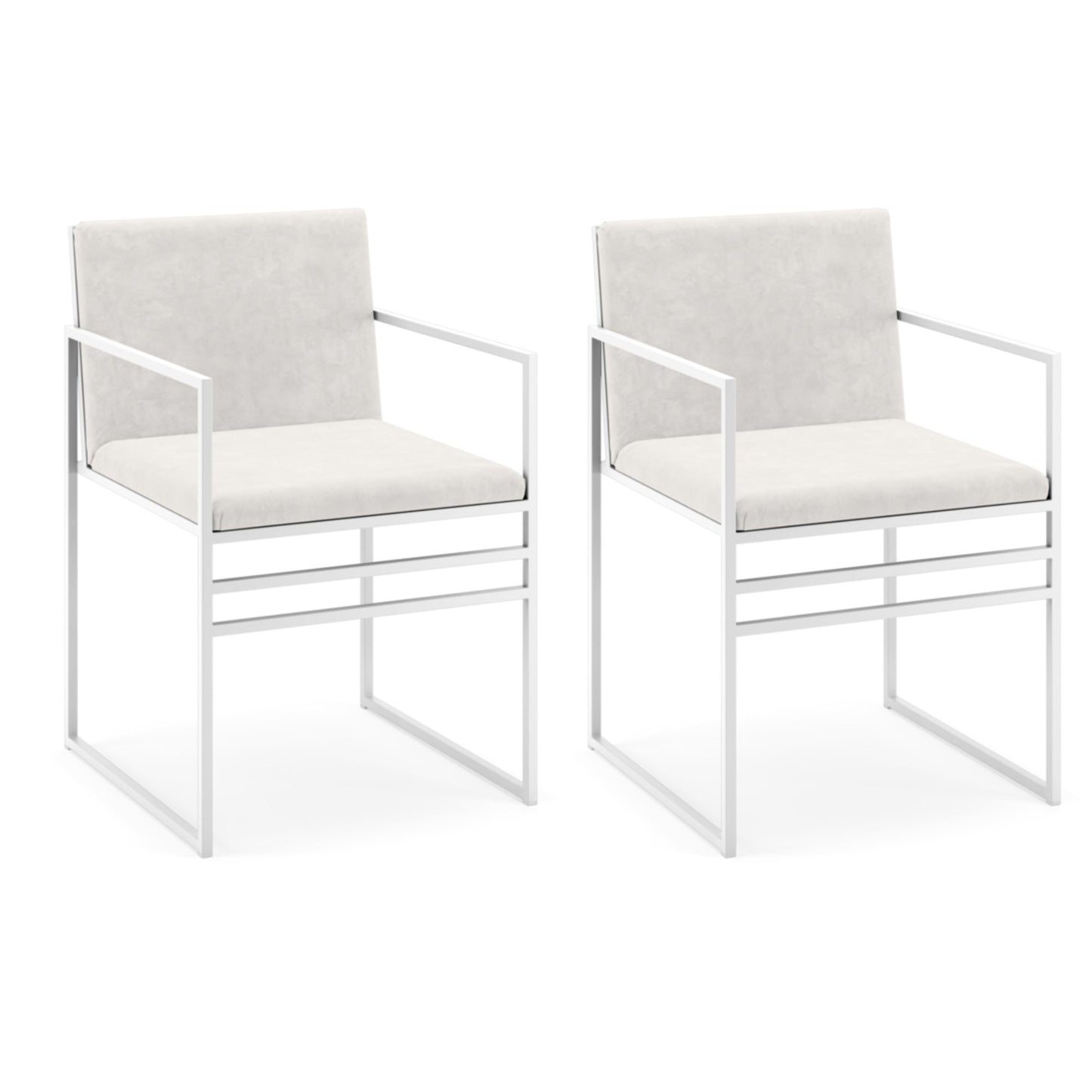 SET 2 Silla terciopelo marsella soporte