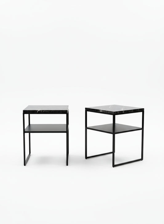 Mesas laterales Vilma Láctea Repisa SET(2)