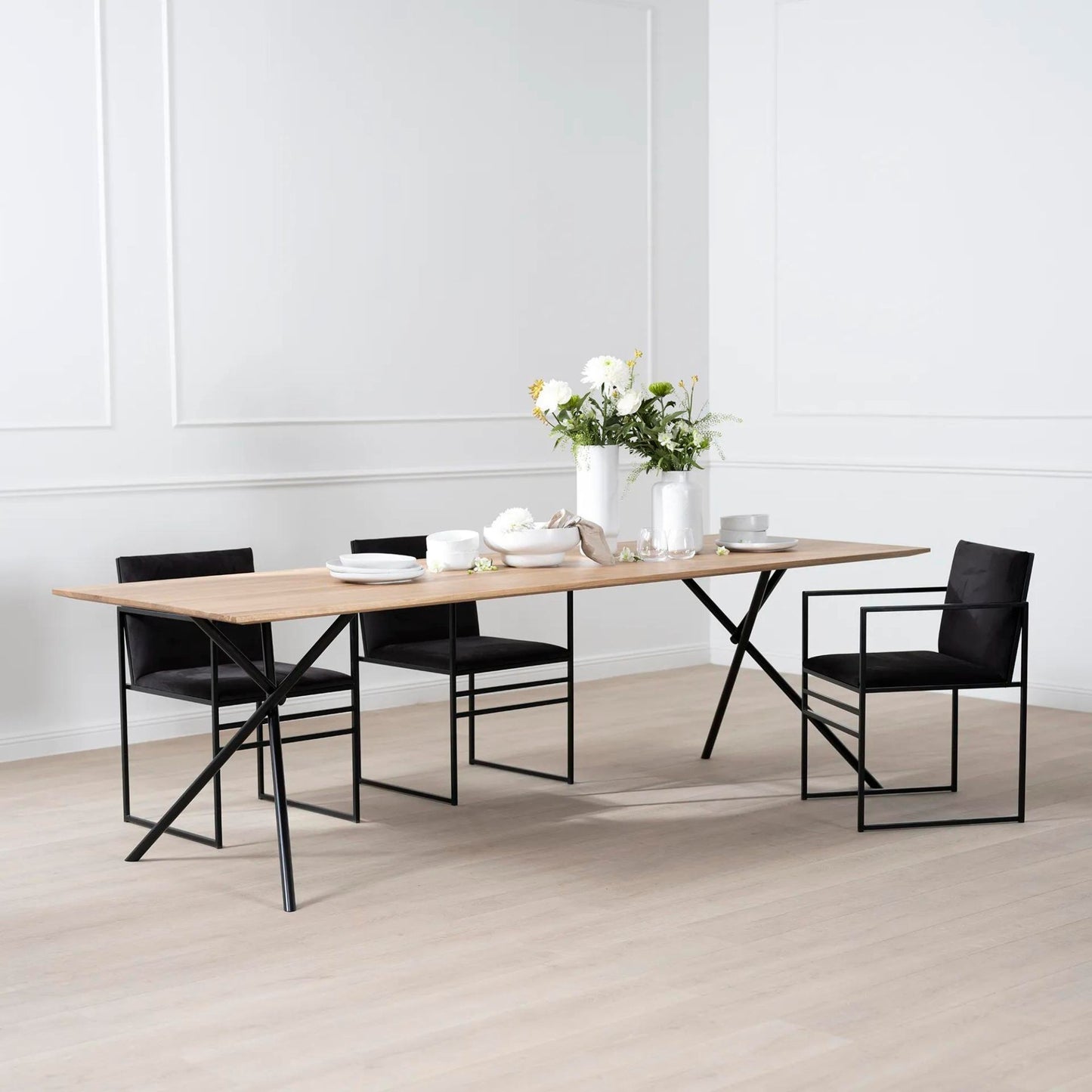 SET 2 Silla terciopelo marsella soporte