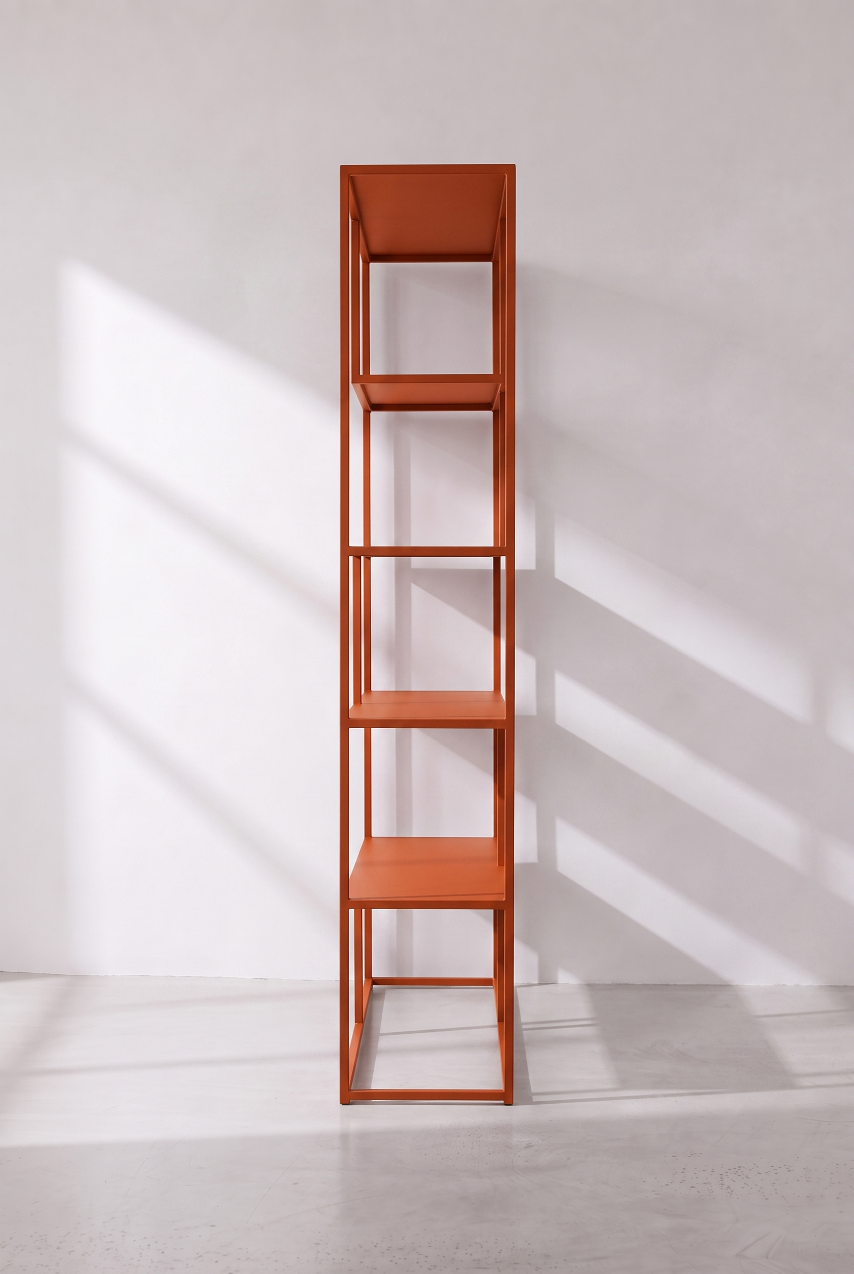 Estante Berlín Naranja lateral