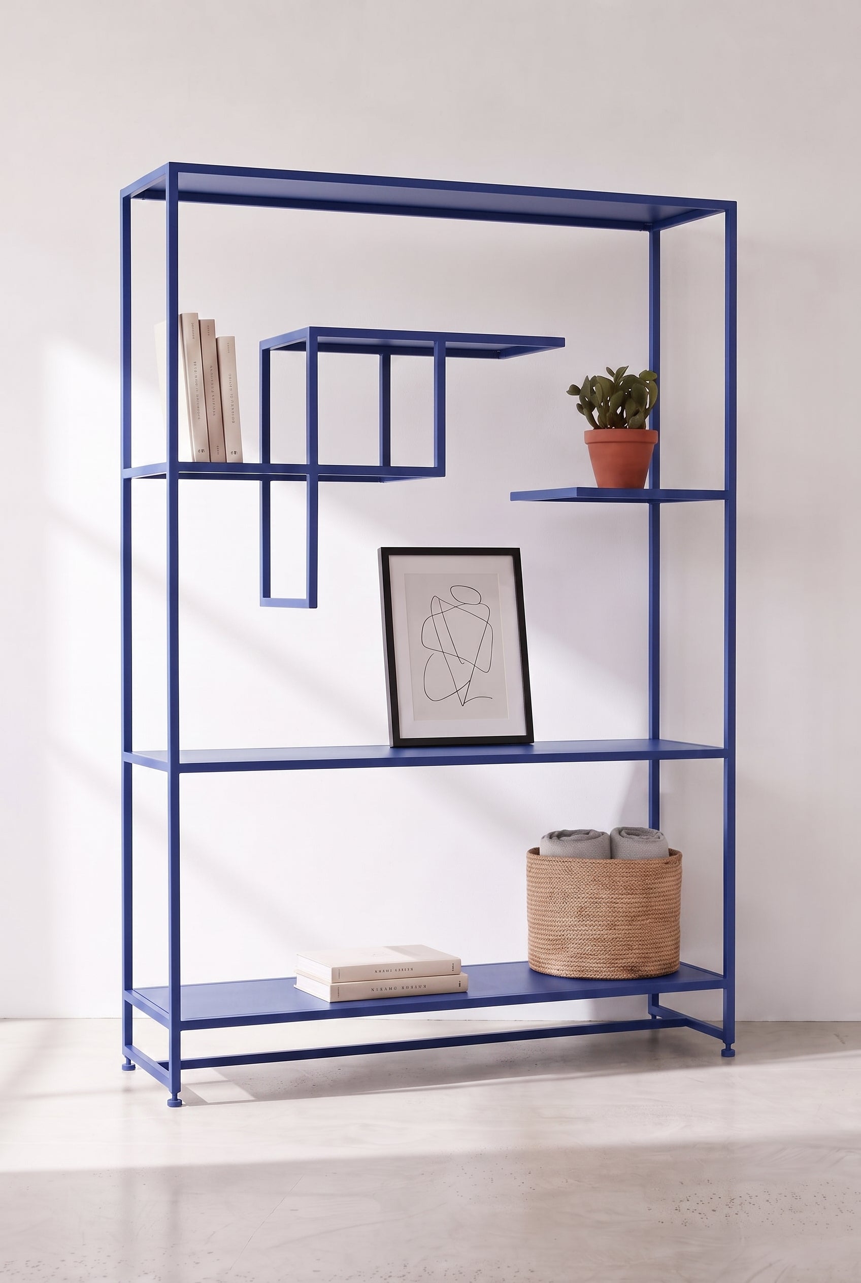 Estante Ginebra Azul frontal