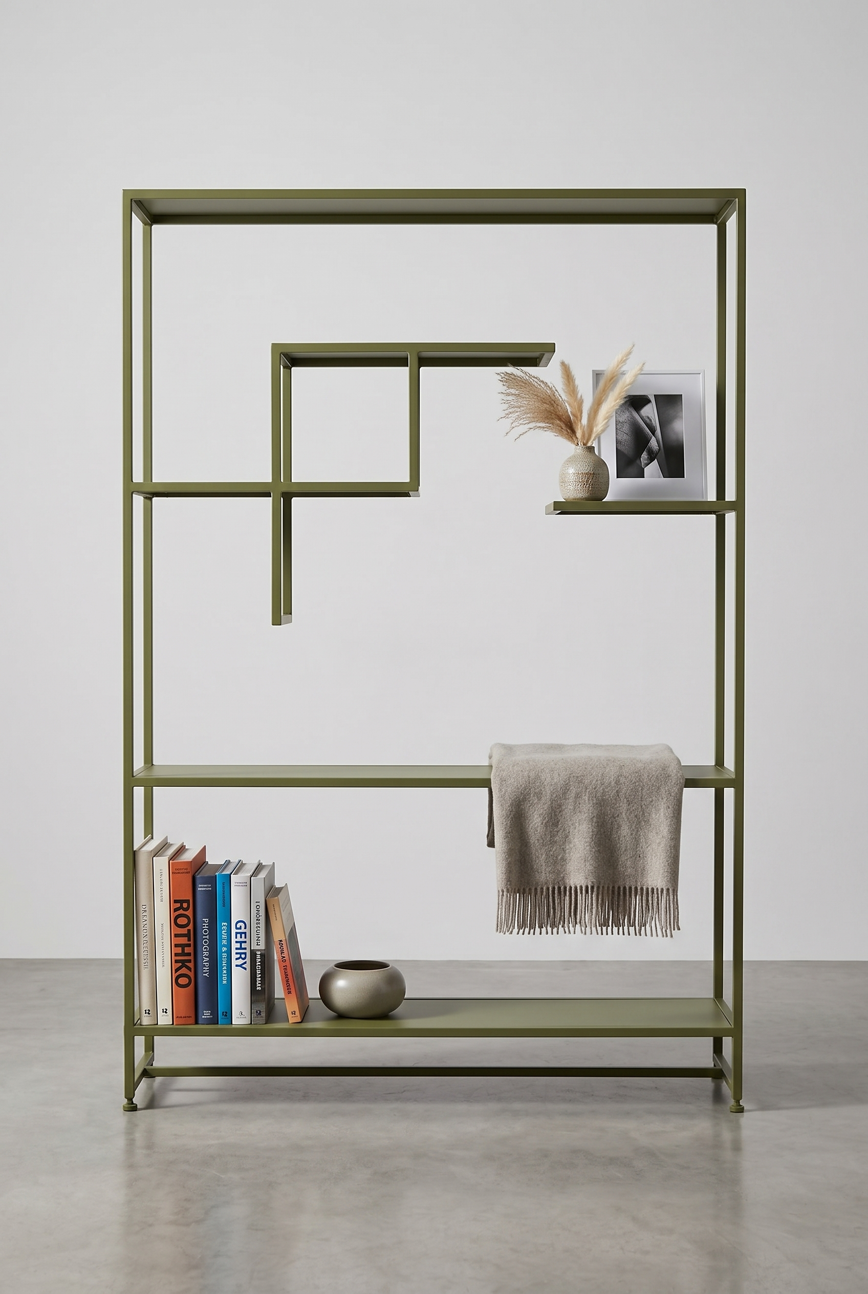 Estante Ginebra Verde frontal