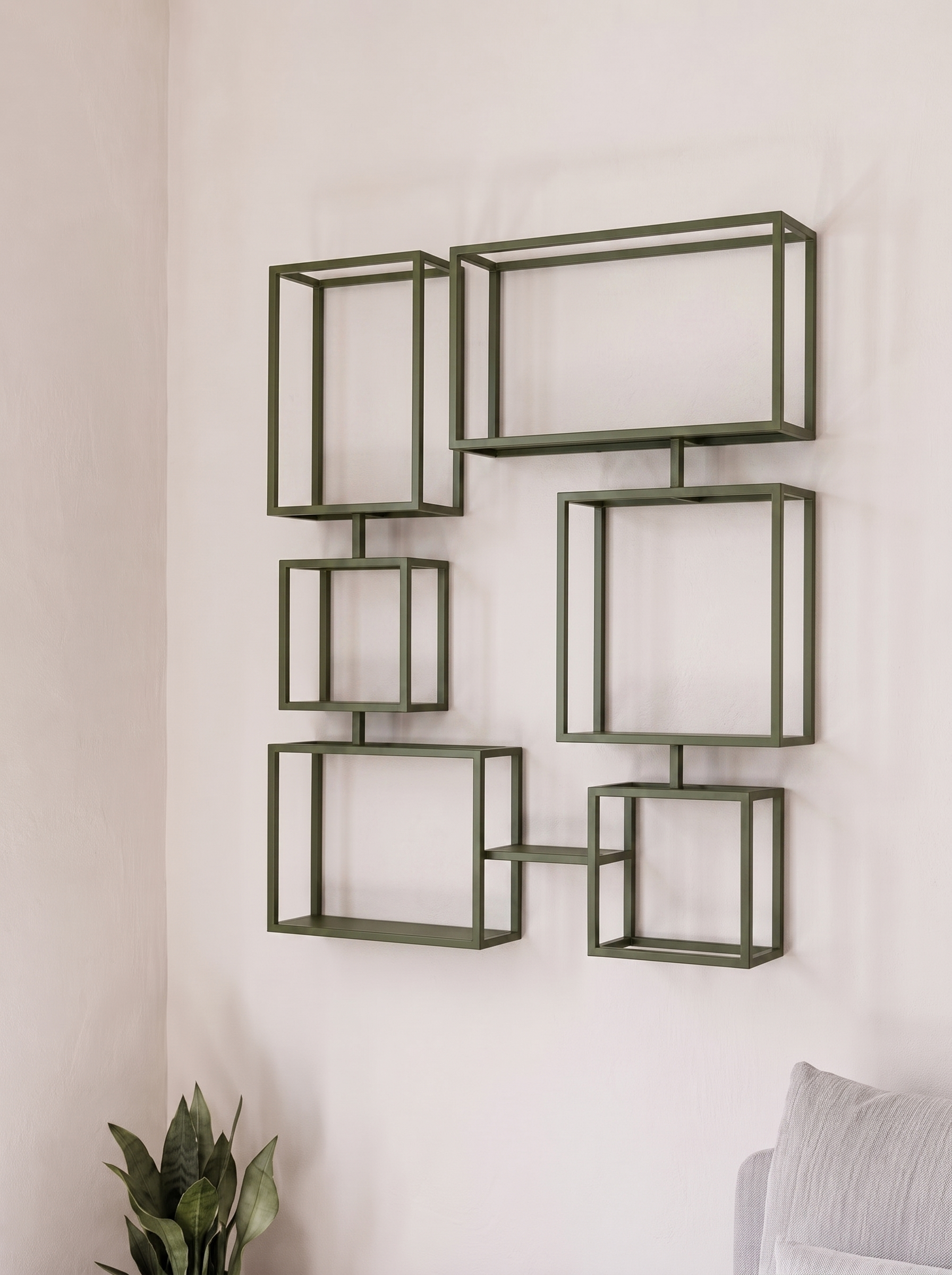 Repisa Enzo Verde sin decorativos