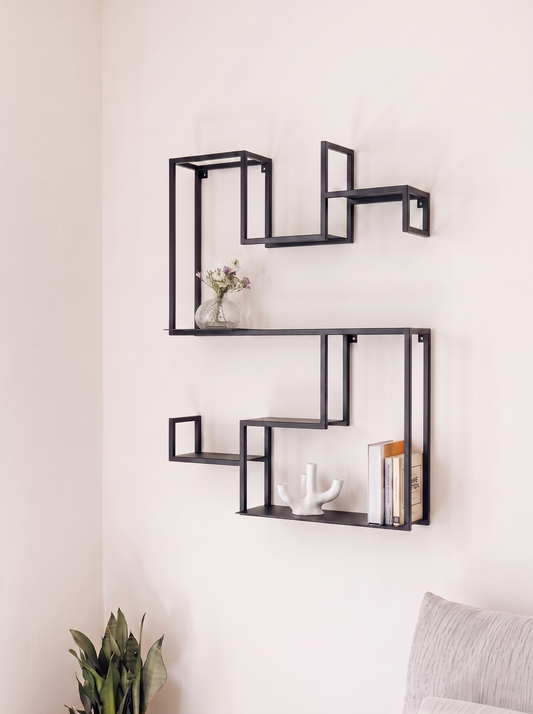 Repisa Orso Negro con decorativos