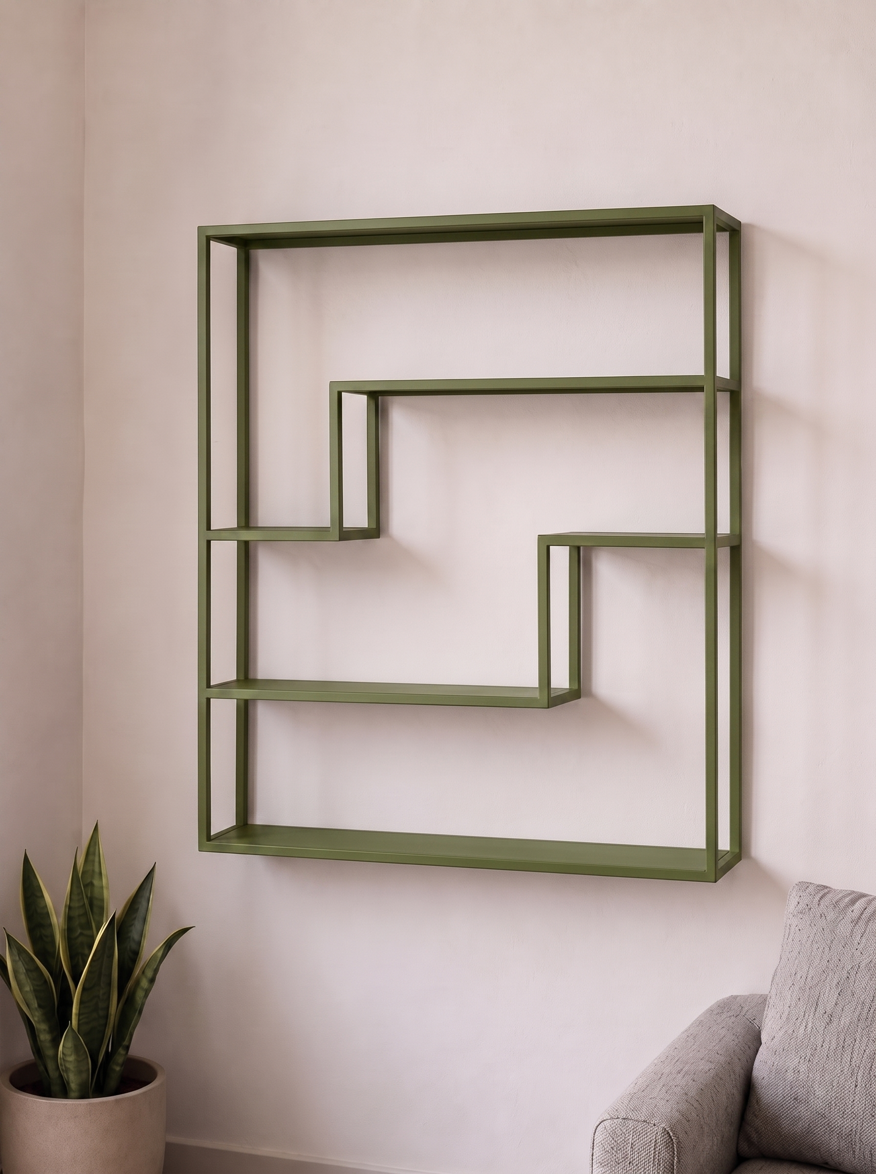 Repisa Arlo Verde sin decorativos