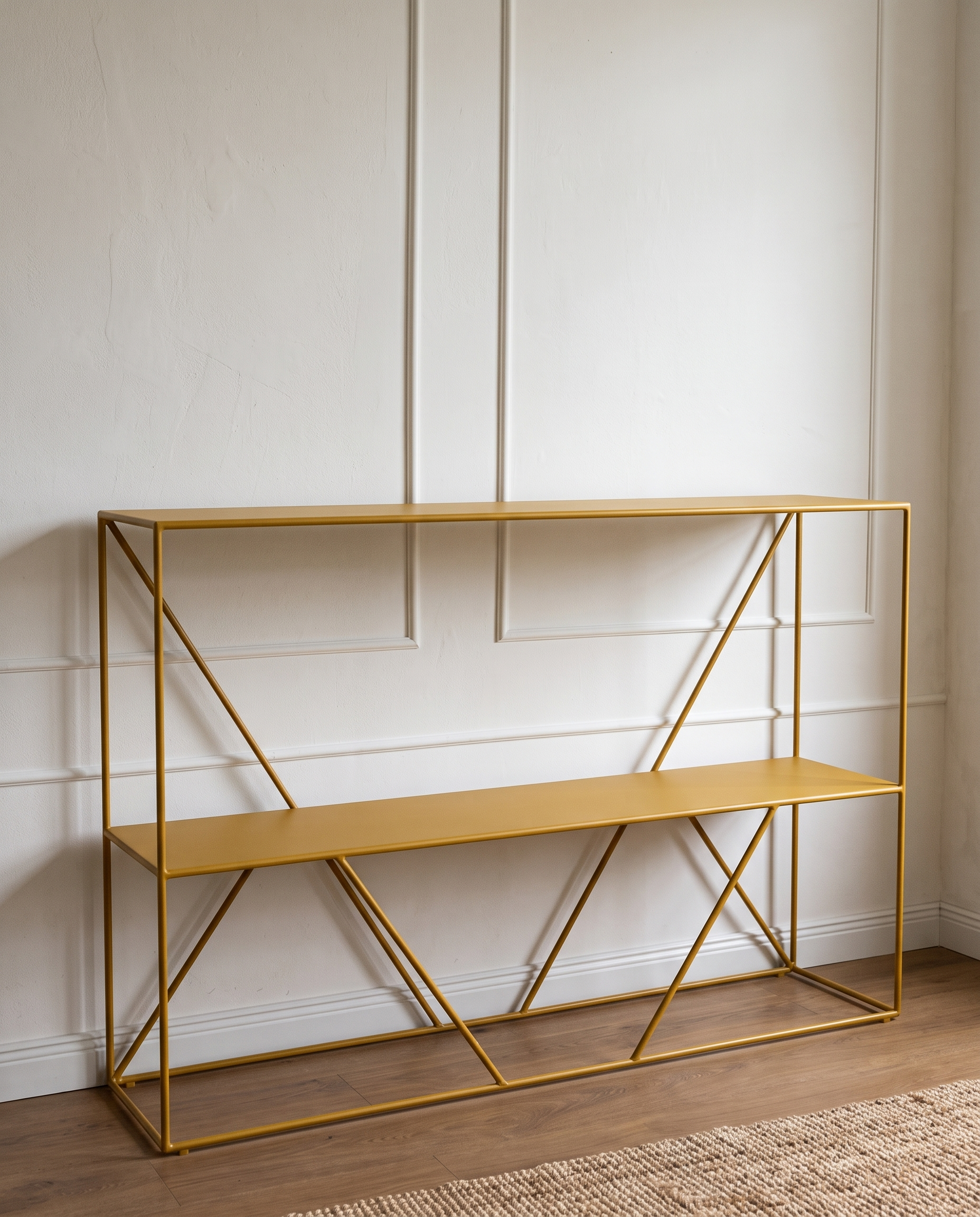 Credenza Varen Amarillo en espacio minimalista