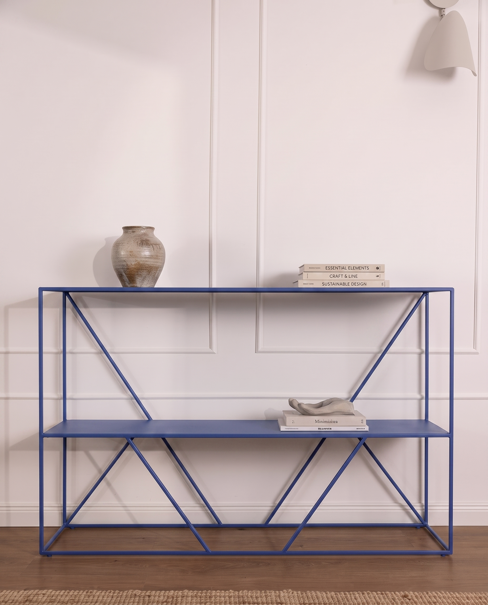 Credenza Varen Azul con decorativos