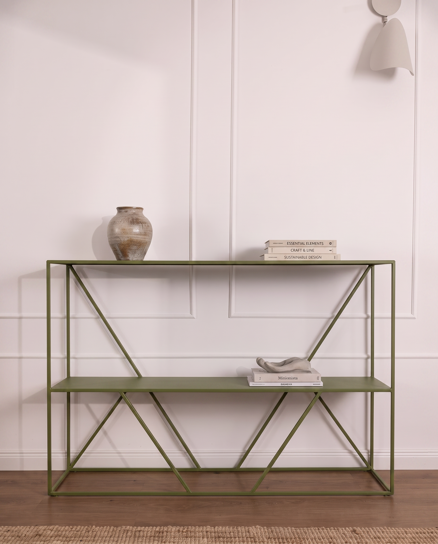 Credenza Varen Verde con decorativos