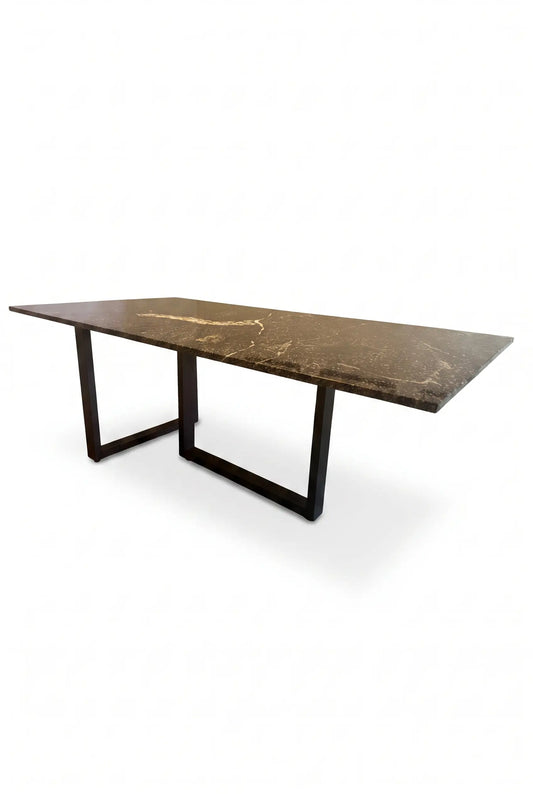 Mesa comedor American Black detalle cubierta
