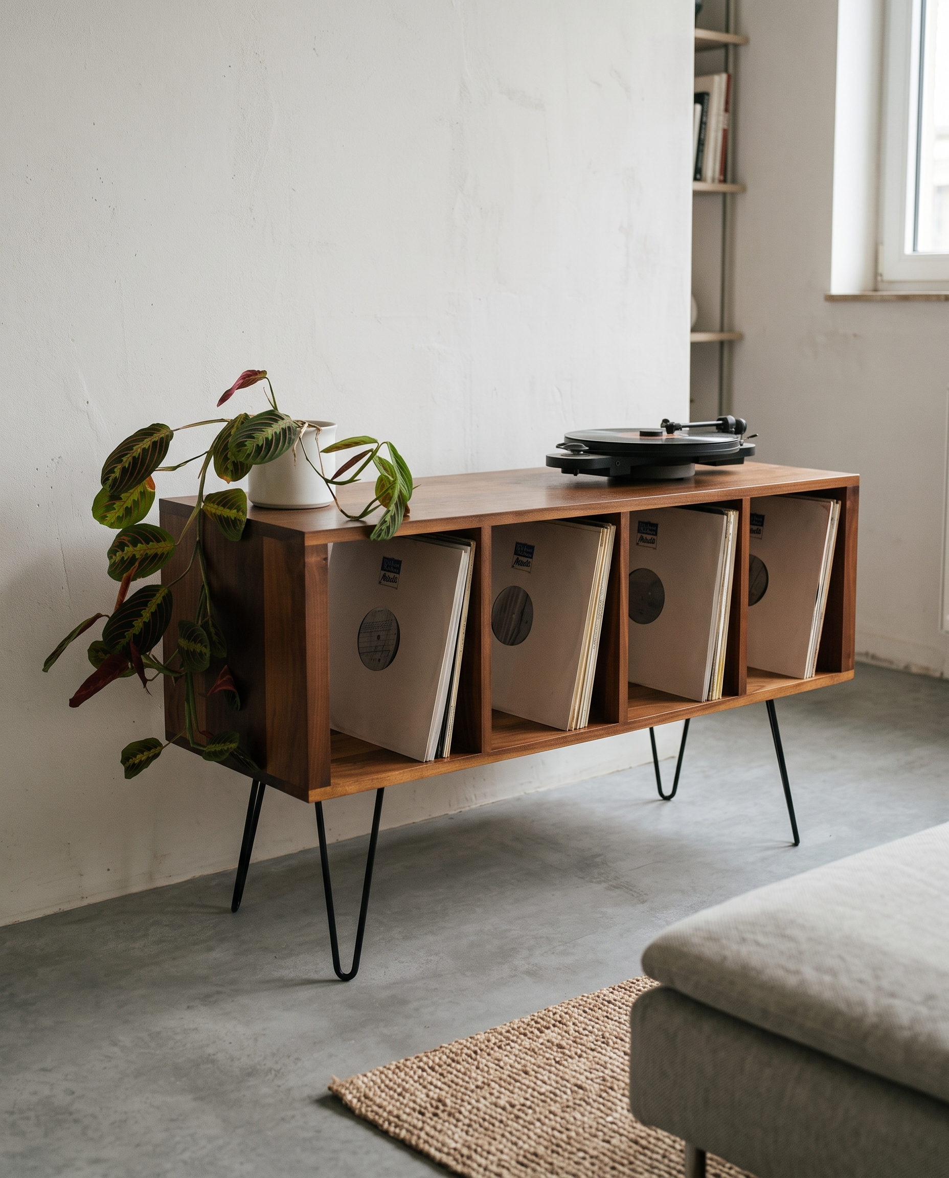Credenza Baco TZALAM en espacio minimalista con decoración