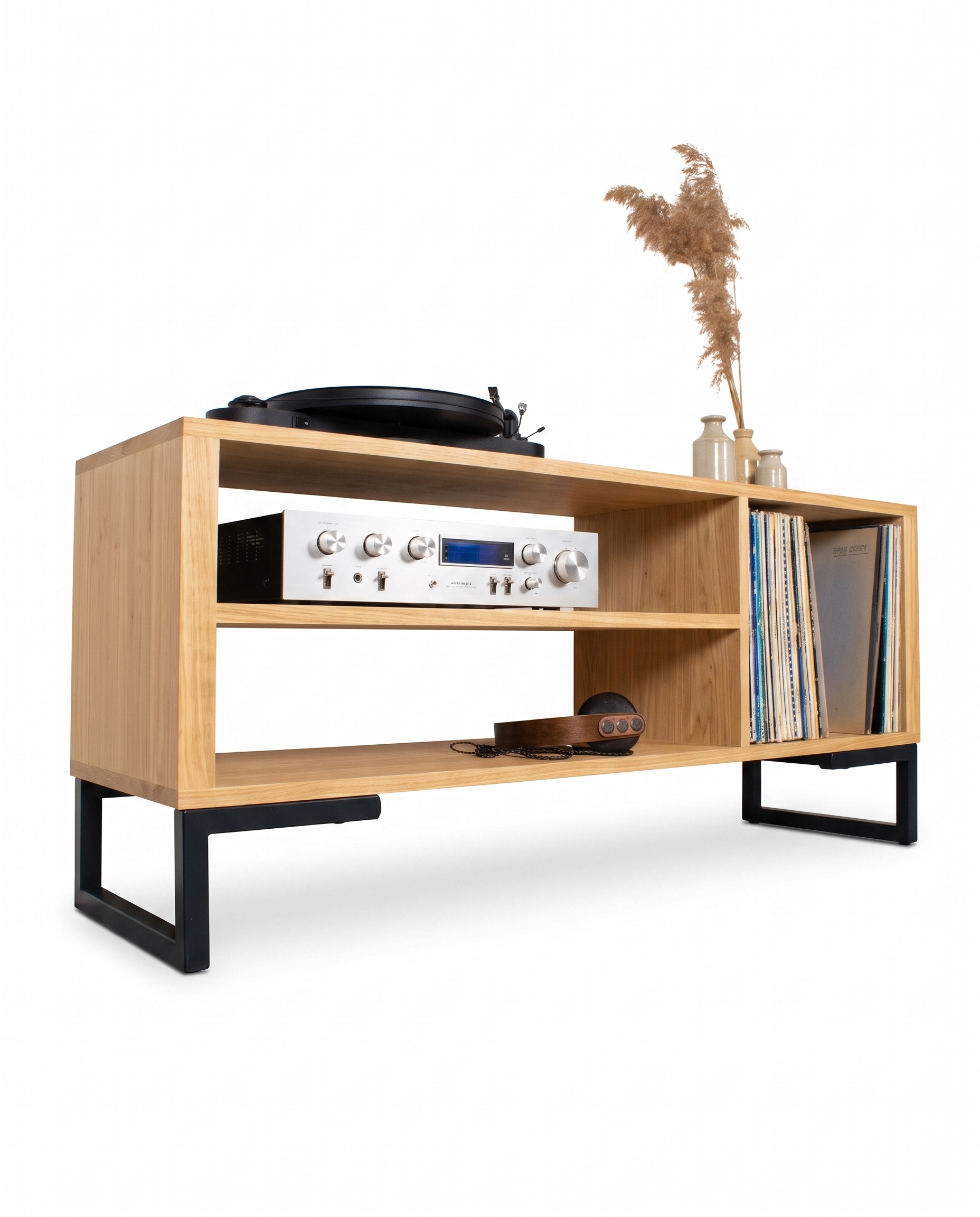 Credenza Febo Encino sin fondo